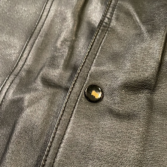 Oscar Piel perfect motorcycle leather vest Sz M - Picture 2 of 9